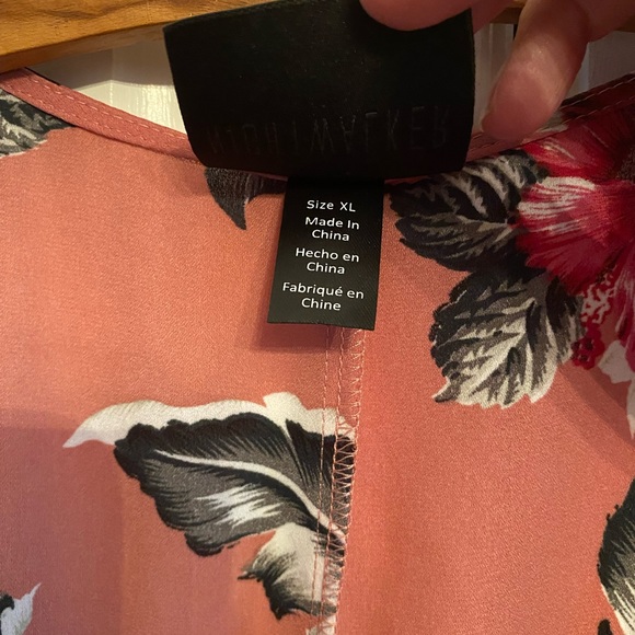 Floral Wrap Dress (Dusty Rose) - Picture 9 of 12